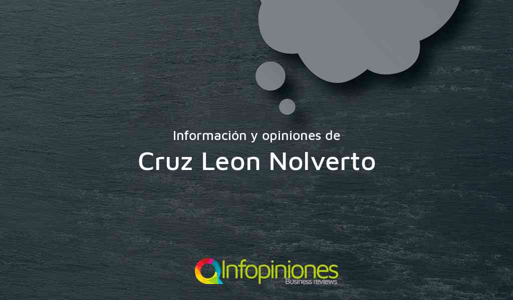 Información y opiniones sobre Cruz Leon Nolverto de Cali